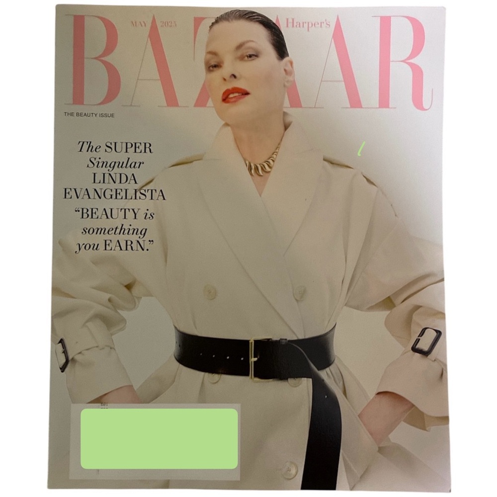Harpers Bazaar Magazine May 2025 Linda Evangelista The Beauty Issue